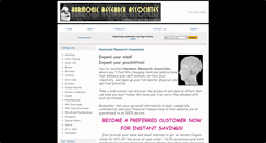 Desktop Screenshot of harmonicresearchassociates.com